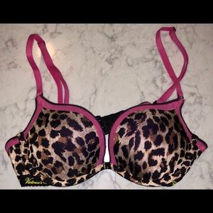 Victoria Secret Leopard Print Push-Up Bra